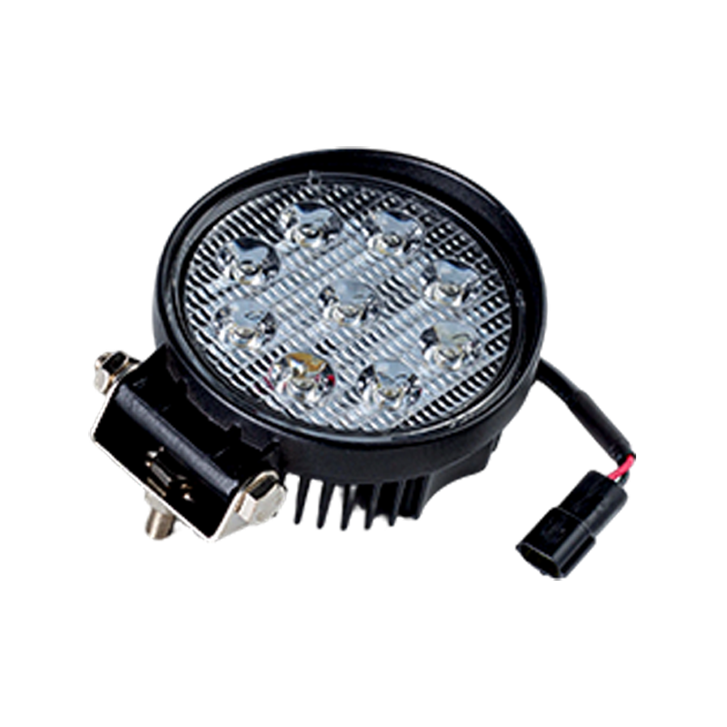 IP67 001 Nagy teherbírású, 9 LED-es körkörös munkalámpa ipari járművekhez