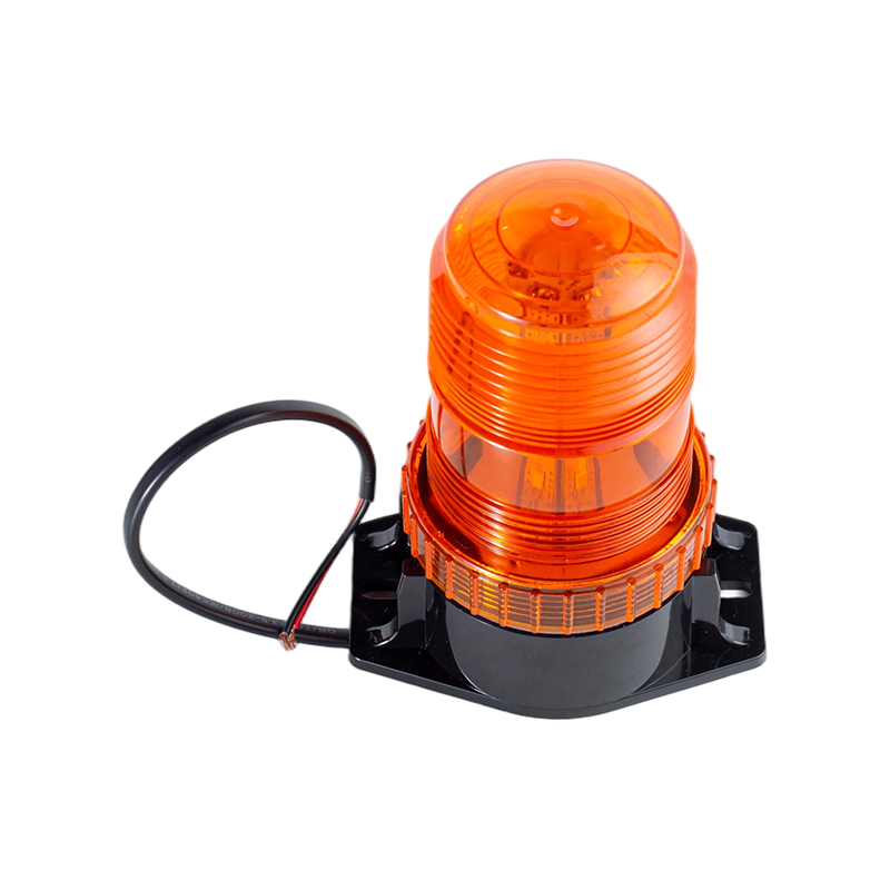 IP65 8W DC9-80V 360° borostyánsárga villogó jelzőlámpa targoncákhoz