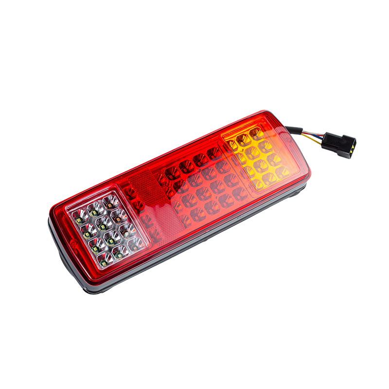 FLDJ-SSWD-002 IP55 6W DC12-24V 3 színű integrált LED hátsó lámpa (irányjelző + helyzetjelző lámpa + hátrameneti lámpa)
