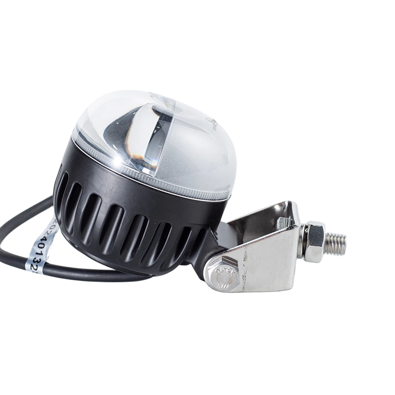 IP67 5W DC9-80V kerek piros/kék gerenda villástargonca Veszélyes területre figyelmeztető lámpa