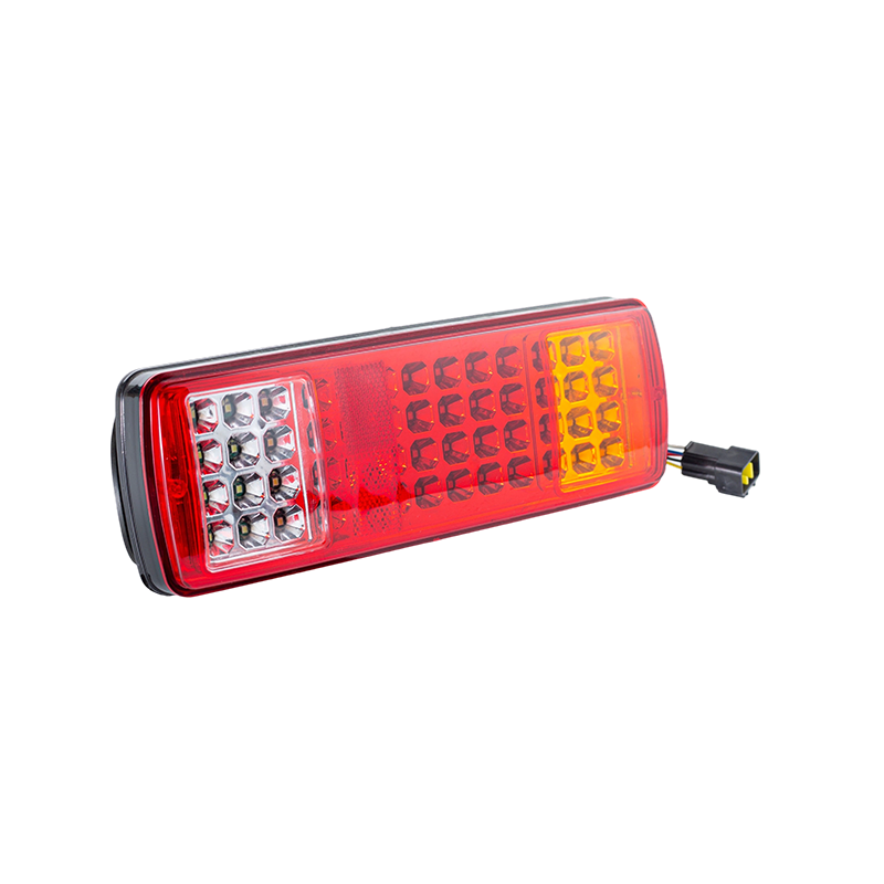 FLDJ-SSWD-002 IP55 6W DC12-24V 3 színű integrált LED hátsó lámpa (irányjelző + helyzetjelző lámpa + hátrameneti lámpa)