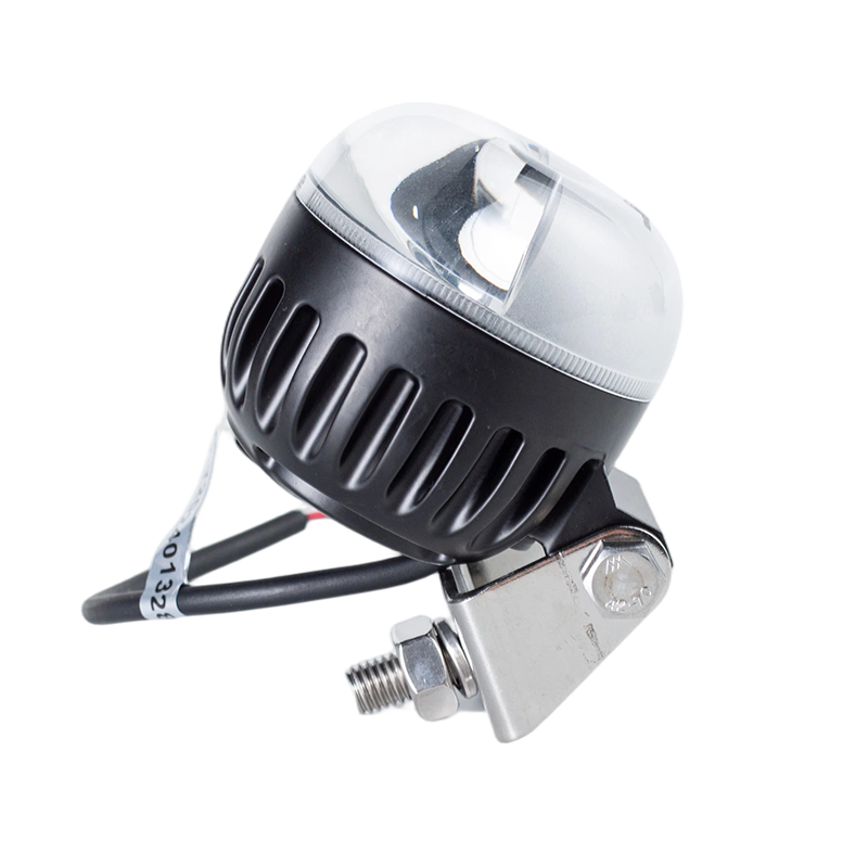 IP67 5W DC9-80V kerek piros/kék gerenda villástargonca Veszélyes területre figyelmeztető lámpa