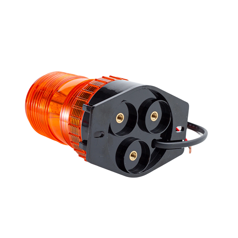 IP65 8W DC9-80V 360° borostyánsárga villogó jelzőlámpa targoncákhoz