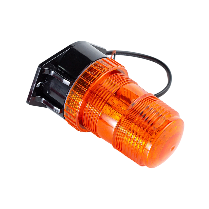 IP65 8W DC9-80V 360° borostyánsárga villogó jelzőlámpa targoncákhoz